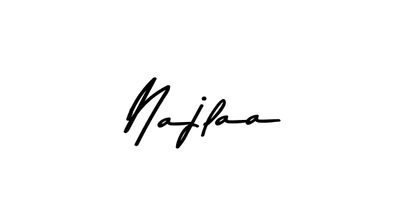 Also You can easily find your signature by using the search form. We will create Najlaa name handwritten signature images for you free of cost using Asem Kandis PERSONAL USE sign style. Najlaa signature style 9 images and pictures png
