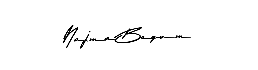Make a beautiful signature design for name Najma Begum. Use this online signature maker to create a handwritten signature for free. Najma Begum signature style 9 images and pictures png