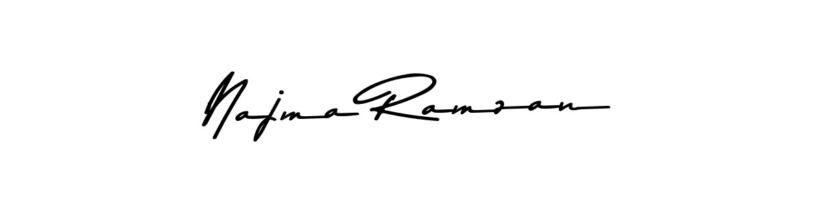 Make a beautiful signature design for name Najma Ramzan. Use this online signature maker to create a handwritten signature for free. Najma Ramzan signature style 9 images and pictures png