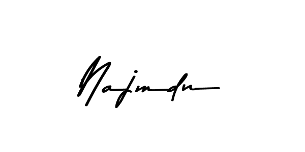 if you are searching for the best signature style for your name Najmdn. so please give up your signature search. here we have designed multiple signature styles  using Asem Kandis PERSONAL USE. Najmdn signature style 9 images and pictures png