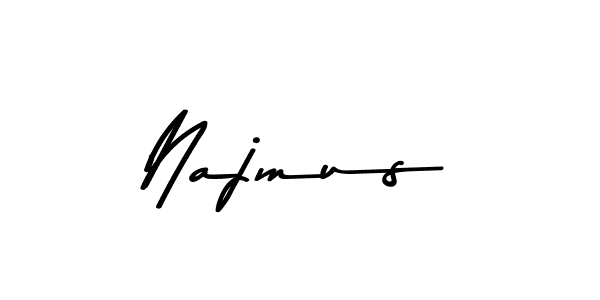 This is the best signature style for the Najmus name. Also you like these signature font (Asem Kandis PERSONAL USE). Mix name signature. Najmus signature style 9 images and pictures png