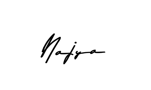 This is the best signature style for the Najya name. Also you like these signature font (Asem Kandis PERSONAL USE). Mix name signature. Najya signature style 9 images and pictures png