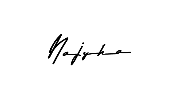 Also You can easily find your signature by using the search form. We will create Najyha name handwritten signature images for you free of cost using Asem Kandis PERSONAL USE sign style. Najyha signature style 9 images and pictures png
