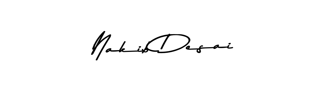 Make a beautiful signature design for name Nakib Desai. Use this online signature maker to create a handwritten signature for free. Nakib Desai signature style 9 images and pictures png