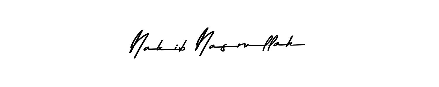 How to make Nakib Nasrullah signature? Asem Kandis PERSONAL USE is a professional autograph style. Create handwritten signature for Nakib Nasrullah name. Nakib Nasrullah signature style 9 images and pictures png