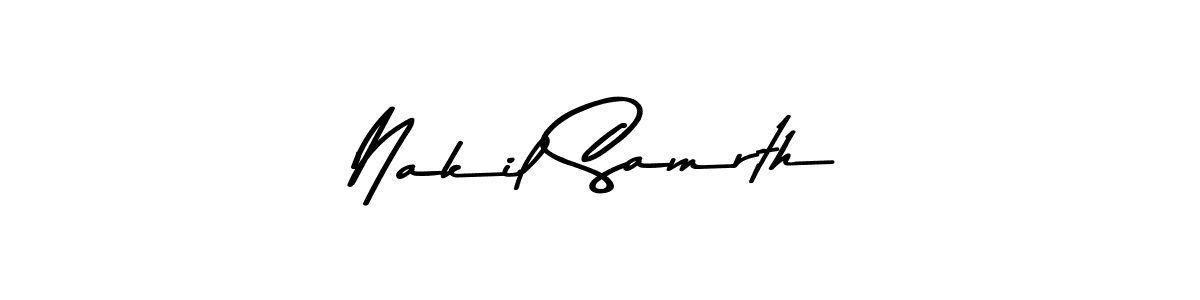 Similarly Asem Kandis PERSONAL USE is the best handwritten signature design. Signature creator online .You can use it as an online autograph creator for name Nakil Samrth. Nakil Samrth signature style 9 images and pictures png