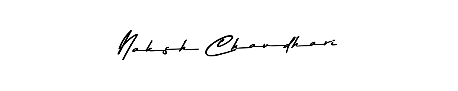 It looks lik you need a new signature style for name Naksh Chaudhari. Design unique handwritten (Asem Kandis PERSONAL USE) signature with our free signature maker in just a few clicks. Naksh Chaudhari signature style 9 images and pictures png