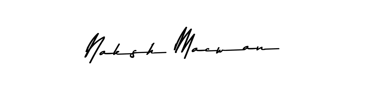 Here are the top 10 professional signature styles for the name Naksh Macwan. These are the best autograph styles you can use for your name. Naksh Macwan signature style 9 images and pictures png