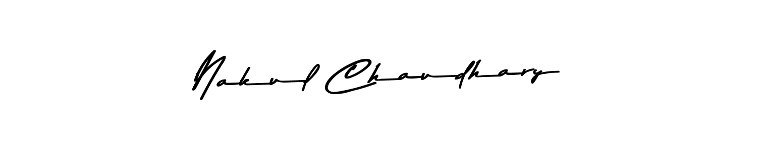 Make a short Nakul Chaudhary signature style. Manage your documents anywhere anytime using Asem Kandis PERSONAL USE. Create and add eSignatures, submit forms, share and send files easily. Nakul Chaudhary signature style 9 images and pictures png