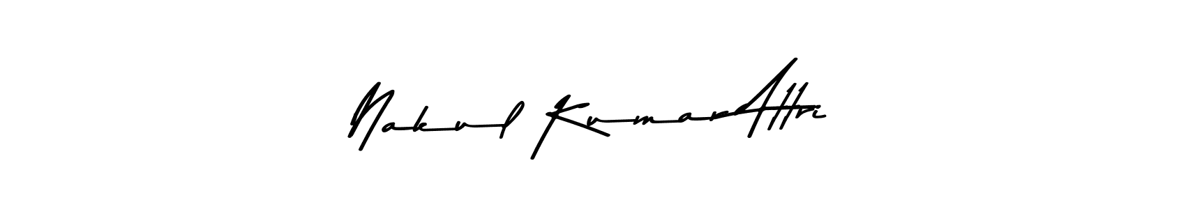 Similarly Asem Kandis PERSONAL USE is the best handwritten signature design. Signature creator online .You can use it as an online autograph creator for name Nakul Kumar Attri. Nakul Kumar Attri signature style 9 images and pictures png