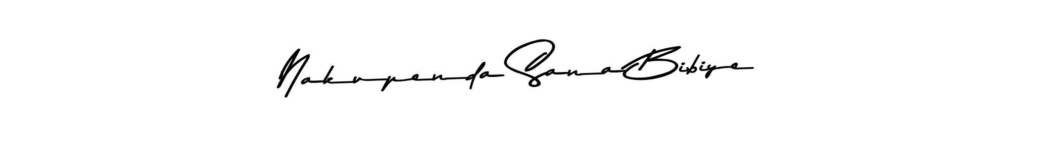 if you are searching for the best signature style for your name Nakupenda Sana Bibiye. so please give up your signature search. here we have designed multiple signature styles  using Asem Kandis PERSONAL USE. Nakupenda Sana Bibiye signature style 9 images and pictures png