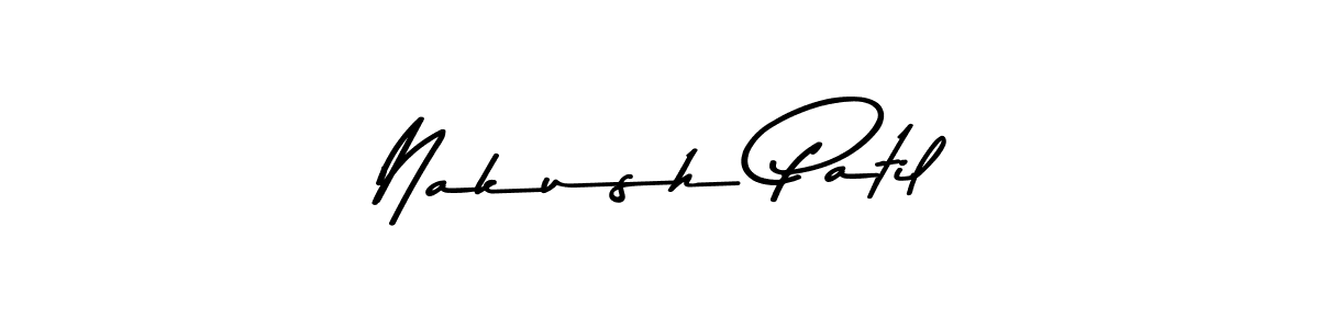 Make a beautiful signature design for name Nakush Patil. Use this online signature maker to create a handwritten signature for free. Nakush Patil signature style 9 images and pictures png