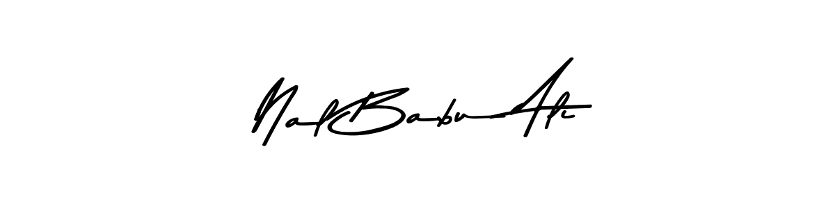 It looks lik you need a new signature style for name Nal Babu Ali. Design unique handwritten (Asem Kandis PERSONAL USE) signature with our free signature maker in just a few clicks. Nal Babu Ali signature style 9 images and pictures png