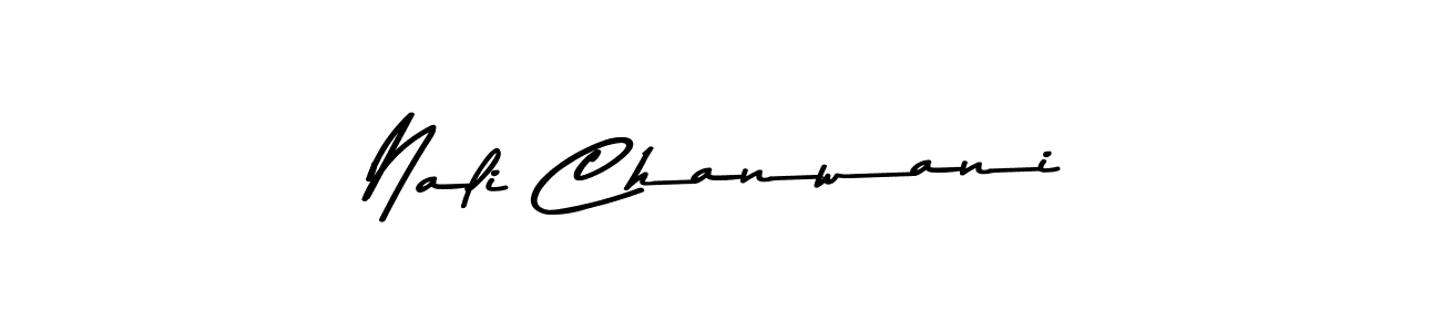Similarly Asem Kandis PERSONAL USE is the best handwritten signature design. Signature creator online .You can use it as an online autograph creator for name Nali Chanwani. Nali Chanwani signature style 9 images and pictures png