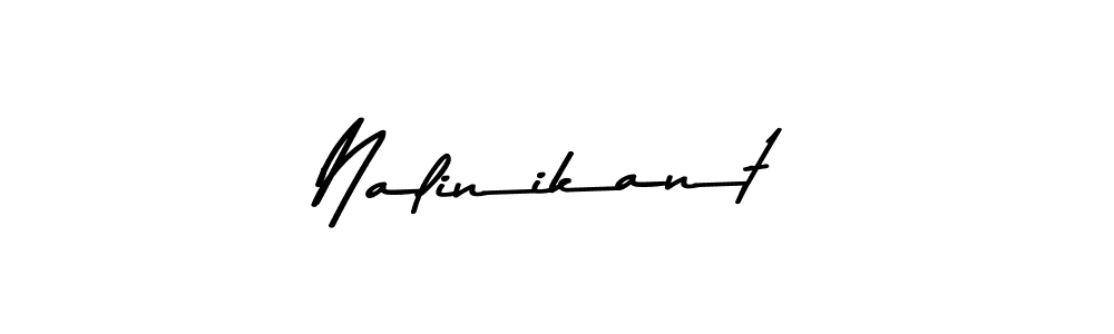 Design your own signature with our free online signature maker. With this signature software, you can create a handwritten (Asem Kandis PERSONAL USE) signature for name Nalinikant. Nalinikant signature style 9 images and pictures png