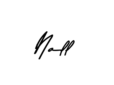 Nall stylish signature style. Best Handwritten Sign (Asem Kandis PERSONAL USE) for my name. Handwritten Signature Collection Ideas for my name Nall. Nall signature style 9 images and pictures png