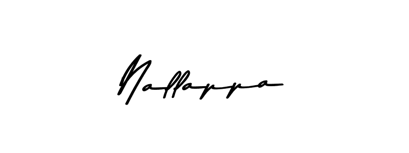 Nallappa stylish signature style. Best Handwritten Sign (Asem Kandis PERSONAL USE) for my name. Handwritten Signature Collection Ideas for my name Nallappa. Nallappa signature style 9 images and pictures png