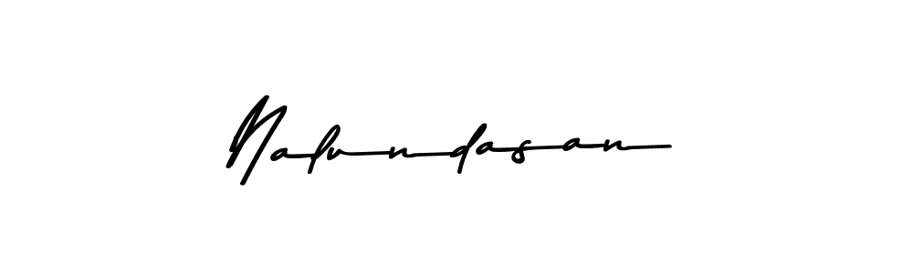 Make a beautiful signature design for name Nalundasan. With this signature (Asem Kandis PERSONAL USE) style, you can create a handwritten signature for free. Nalundasan signature style 9 images and pictures png