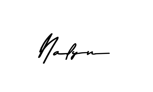 Similarly Asem Kandis PERSONAL USE is the best handwritten signature design. Signature creator online .You can use it as an online autograph creator for name Nalyn. Nalyn signature style 9 images and pictures png