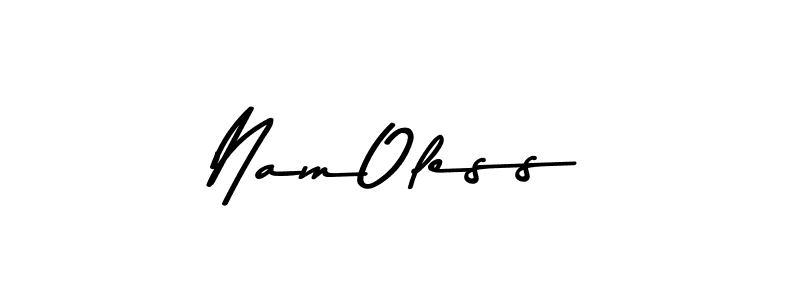 How to make Nam0less signature? Asem Kandis PERSONAL USE is a professional autograph style. Create handwritten signature for Nam0less name. Nam0less signature style 9 images and pictures png