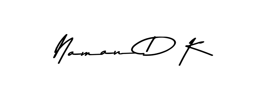 This is the best signature style for the Naman D K name. Also you like these signature font (Asem Kandis PERSONAL USE). Mix name signature. Naman D K signature style 9 images and pictures png