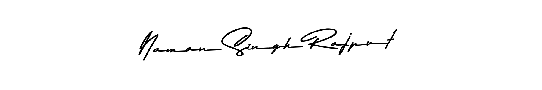 How to make Naman Singh Rajput name signature. Use Asem Kandis PERSONAL USE style for creating short signs online. This is the latest handwritten sign. Naman Singh Rajput signature style 9 images and pictures png