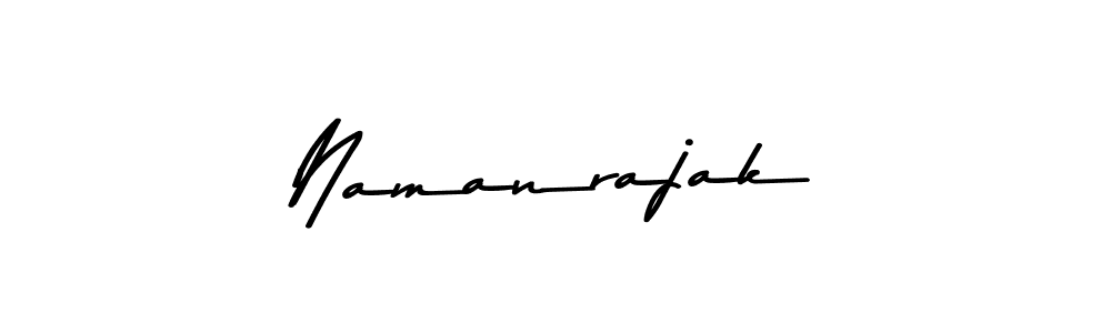 How to make Namanrajak signature? Asem Kandis PERSONAL USE is a professional autograph style. Create handwritten signature for Namanrajak name. Namanrajak signature style 9 images and pictures png