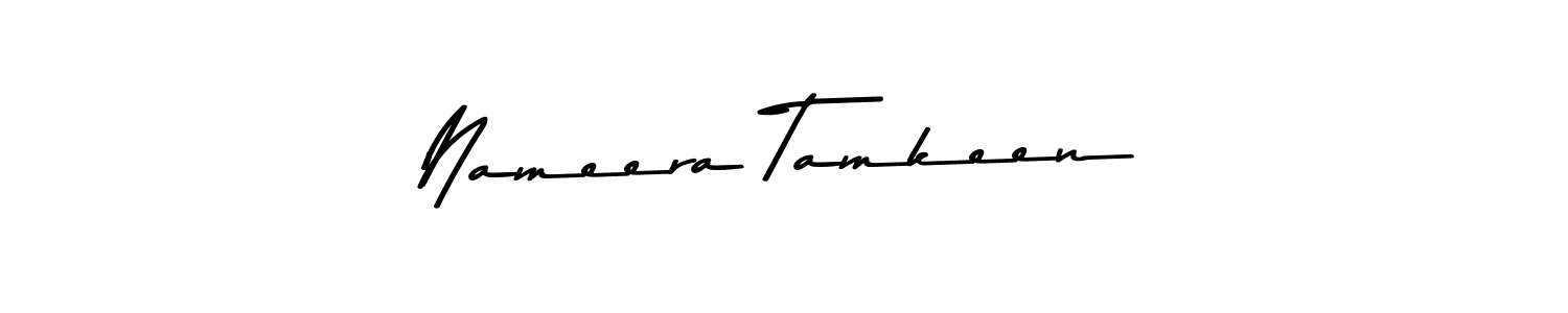 Nameera Tamkeen stylish signature style. Best Handwritten Sign (Asem Kandis PERSONAL USE) for my name. Handwritten Signature Collection Ideas for my name Nameera Tamkeen. Nameera Tamkeen signature style 9 images and pictures png