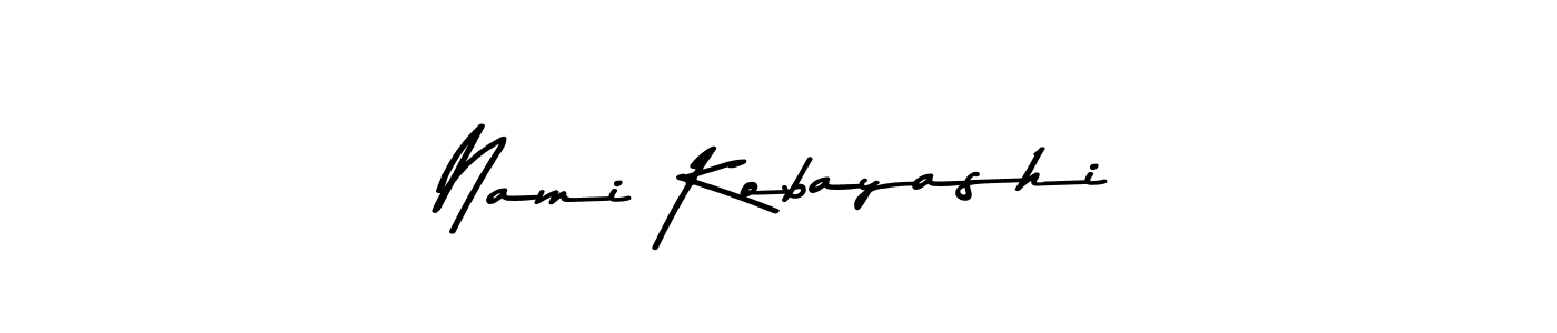 The best way (Asem Kandis PERSONAL USE) to make a short signature is to pick only two or three words in your name. The name Nami Kobayashi include a total of six letters. For converting this name. Nami Kobayashi signature style 9 images and pictures png