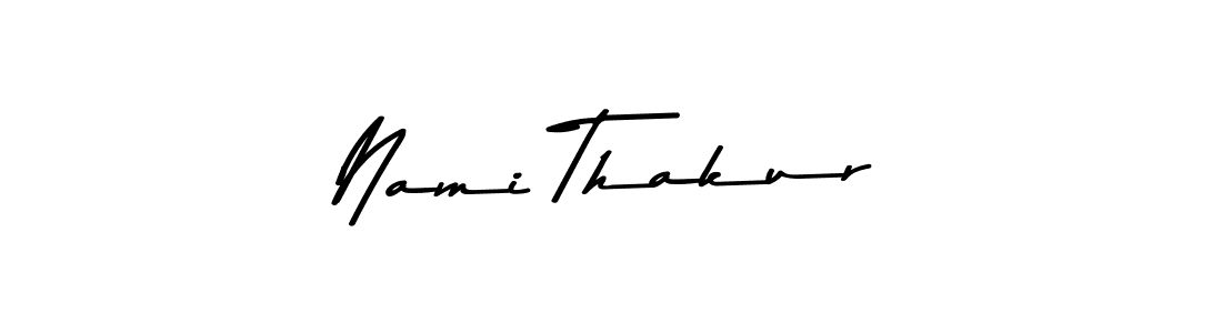 Also we have Nami Thakur name is the best signature style. Create professional handwritten signature collection using Asem Kandis PERSONAL USE autograph style. Nami Thakur signature style 9 images and pictures png