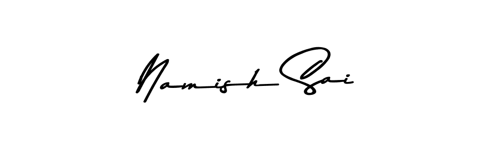 Also You can easily find your signature by using the search form. We will create Namish Sai name handwritten signature images for you free of cost using Asem Kandis PERSONAL USE sign style. Namish Sai signature style 9 images and pictures png