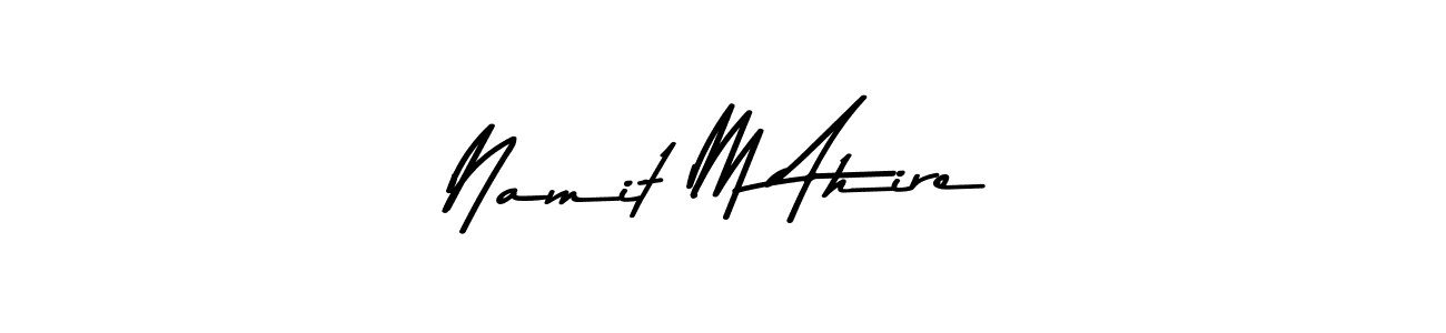 It looks lik you need a new signature style for name Namit M Ahire. Design unique handwritten (Asem Kandis PERSONAL USE) signature with our free signature maker in just a few clicks. Namit M Ahire signature style 9 images and pictures png