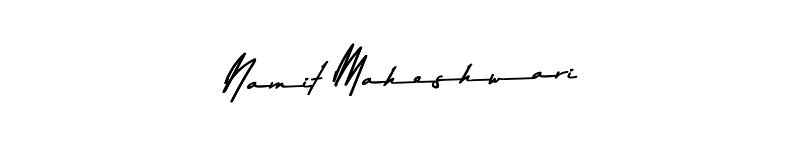 The best way (Asem Kandis PERSONAL USE) to make a short signature is to pick only two or three words in your name. The name Namit Maheshwari include a total of six letters. For converting this name. Namit Maheshwari signature style 9 images and pictures png