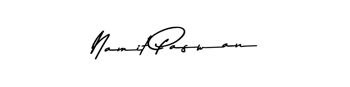 Namit Paswan stylish signature style. Best Handwritten Sign (Asem Kandis PERSONAL USE) for my name. Handwritten Signature Collection Ideas for my name Namit Paswan. Namit Paswan signature style 9 images and pictures png