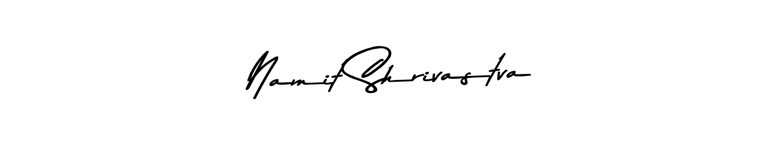 This is the best signature style for the Namit Shrivastva name. Also you like these signature font (Asem Kandis PERSONAL USE). Mix name signature. Namit Shrivastva signature style 9 images and pictures png