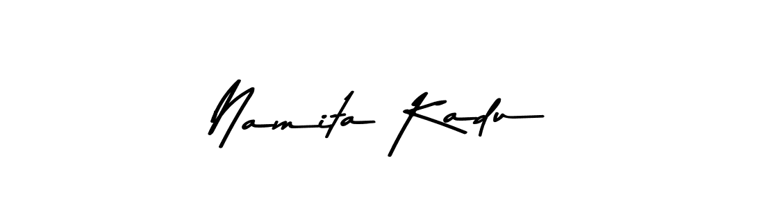 Asem Kandis PERSONAL USE is a professional signature style that is perfect for those who want to add a touch of class to their signature. It is also a great choice for those who want to make their signature more unique. Get Namita Kadu name to fancy signature for free. Namita Kadu signature style 9 images and pictures png