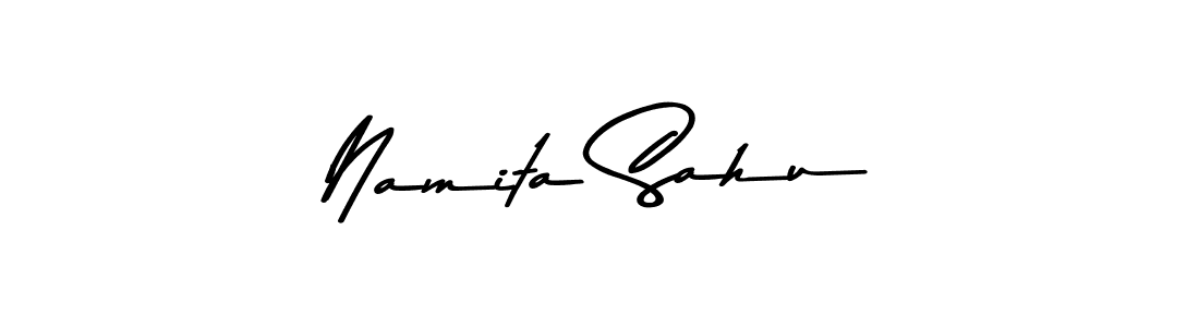 Make a beautiful signature design for name Namita Sahu. With this signature (Asem Kandis PERSONAL USE) style, you can create a handwritten signature for free. Namita Sahu signature style 9 images and pictures png