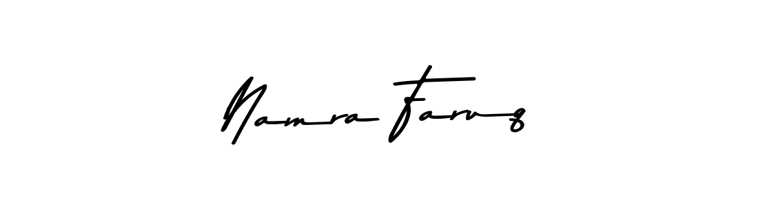 This is the best signature style for the Namra Faruq name. Also you like these signature font (Asem Kandis PERSONAL USE). Mix name signature. Namra Faruq signature style 9 images and pictures png