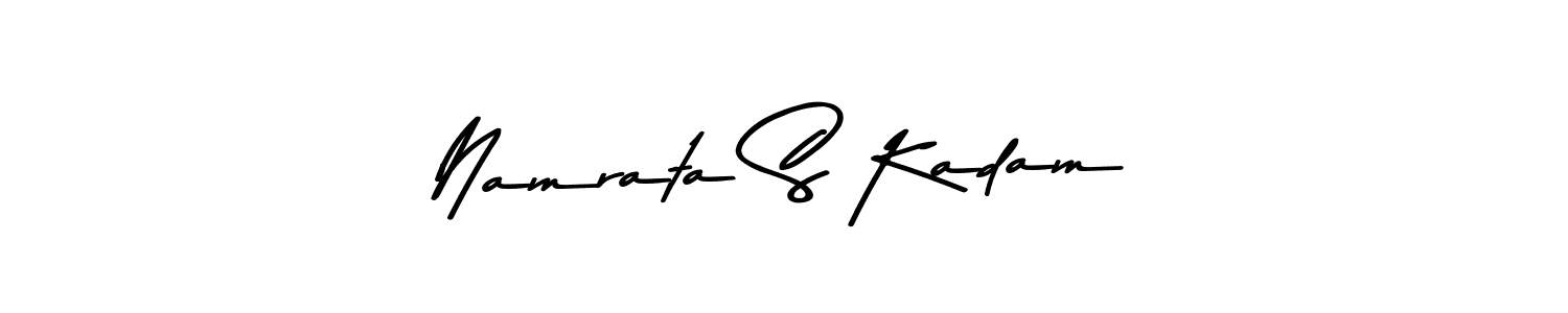 Namrata S Kadam stylish signature style. Best Handwritten Sign (Asem Kandis PERSONAL USE) for my name. Handwritten Signature Collection Ideas for my name Namrata S Kadam. Namrata S Kadam signature style 9 images and pictures png