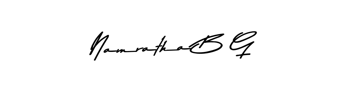 You should practise on your own different ways (Asem Kandis PERSONAL USE) to write your name (Namratha B G) in signature. don't let someone else do it for you. Namratha B G signature style 9 images and pictures png