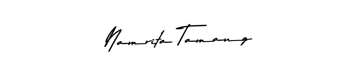 Also You can easily find your signature by using the search form. We will create Namrita Tamang name handwritten signature images for you free of cost using Asem Kandis PERSONAL USE sign style. Namrita Tamang signature style 9 images and pictures png