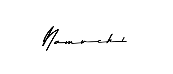 Make a beautiful signature design for name Namuchi. With this signature (Asem Kandis PERSONAL USE) style, you can create a handwritten signature for free. Namuchi signature style 9 images and pictures png