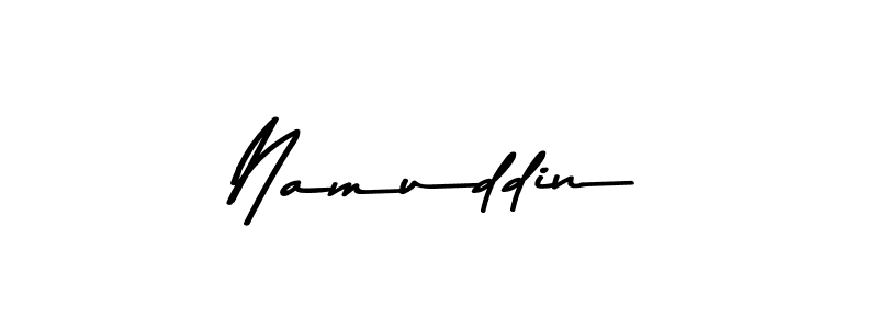 Make a beautiful signature design for name Namuddin. Use this online signature maker to create a handwritten signature for free. Namuddin signature style 9 images and pictures png