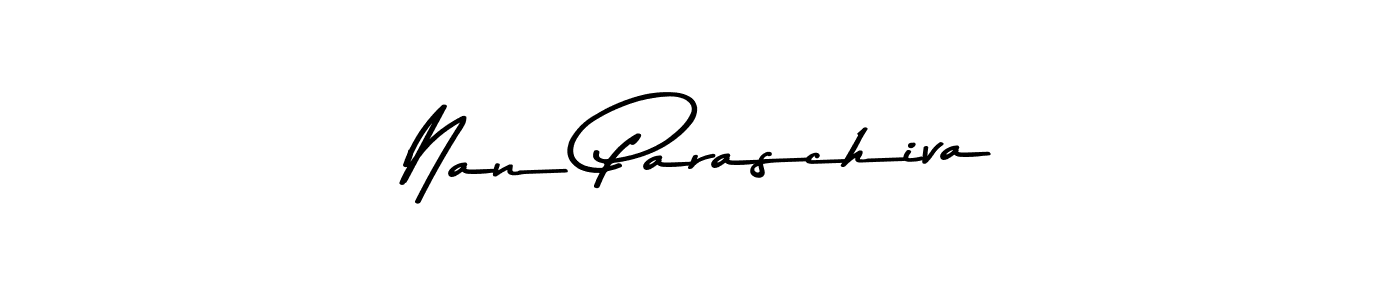 Also You can easily find your signature by using the search form. We will create Nan Paraschiva name handwritten signature images for you free of cost using Asem Kandis PERSONAL USE sign style. Nan Paraschiva signature style 9 images and pictures png