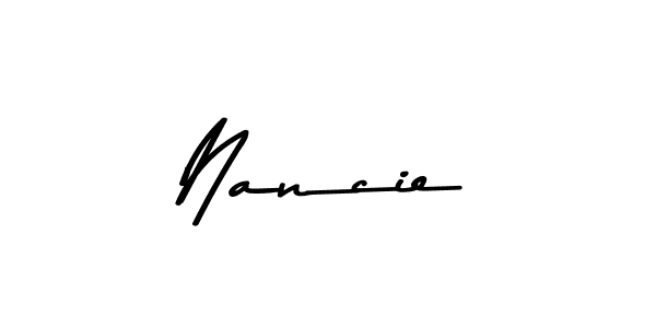 Nancie stylish signature style. Best Handwritten Sign (Asem Kandis PERSONAL USE) for my name. Handwritten Signature Collection Ideas for my name Nancie. Nancie signature style 9 images and pictures png