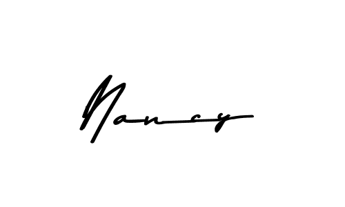 Design your own signature with our free online signature maker. With this signature software, you can create a handwritten (Asem Kandis PERSONAL USE) signature for name Nancy. Nancy signature style 9 images and pictures png