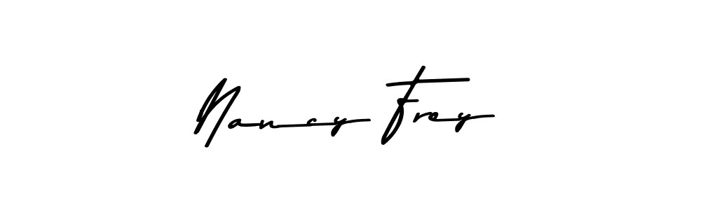 The best way (Asem Kandis PERSONAL USE) to make a short signature is to pick only two or three words in your name. The name Nancy Frey include a total of six letters. For converting this name. Nancy Frey signature style 9 images and pictures png