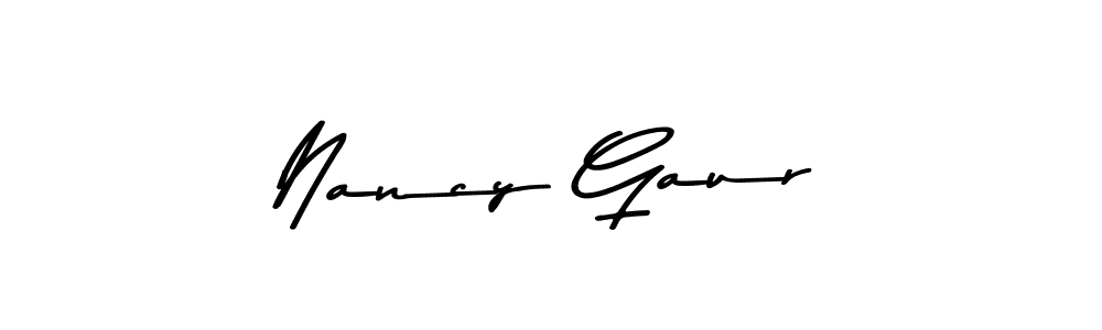 How to make Nancy Gaur signature? Asem Kandis PERSONAL USE is a professional autograph style. Create handwritten signature for Nancy Gaur name. Nancy Gaur signature style 9 images and pictures png