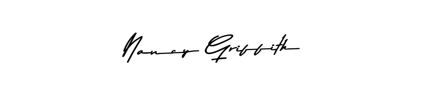 Design your own signature with our free online signature maker. With this signature software, you can create a handwritten (Asem Kandis PERSONAL USE) signature for name Nancy Griffith. Nancy Griffith signature style 9 images and pictures png