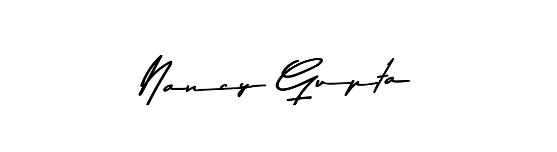 Similarly Asem Kandis PERSONAL USE is the best handwritten signature design. Signature creator online .You can use it as an online autograph creator for name Nancy Gupta. Nancy Gupta signature style 9 images and pictures png